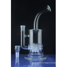 Triple Bubble Circ Perc Shisha Glas Rauchen Wasserpfeife (ES-GB-511)